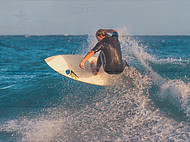Surfen lernen auf Fuerteventura, Top turn