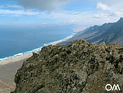 Der Bergkam im Süden Fuerteventuras