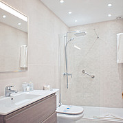 Villa Mar Appartement, Badezimmer mit Dusche