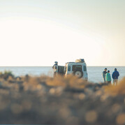 Sonnentergang am Strand