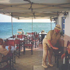 Kleines Fischrestaurant mit Außenbereich auf Fuerteventura
