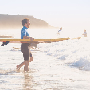Surfen am Nachmittag