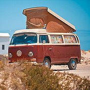 VW Camper zum Surfen auf Fuerteventura