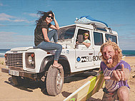 Surfcamp Fuerteventura, Surfkurs mit Geländewagen zum Spot
